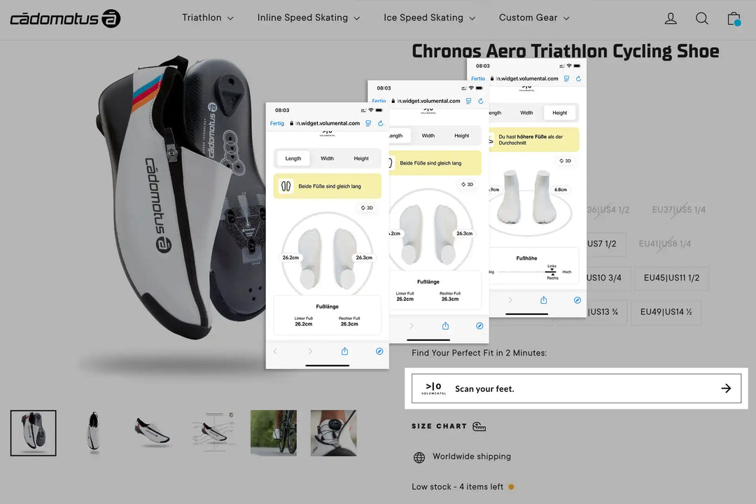 Introducing Our New Foot‑Scan Feature for Cycling Shoes