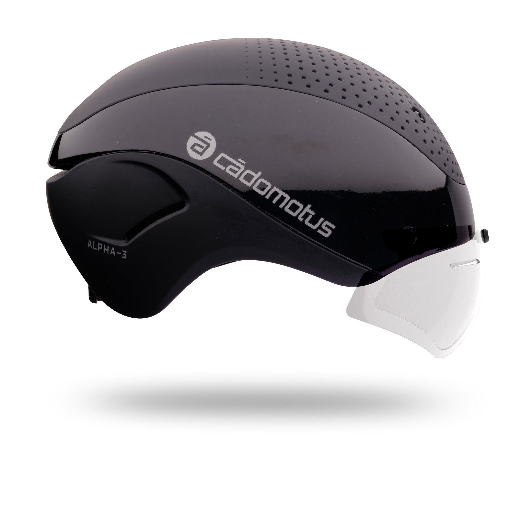 Cádomotus Alpha-3+ Aero helmet with visor for Speed Skating