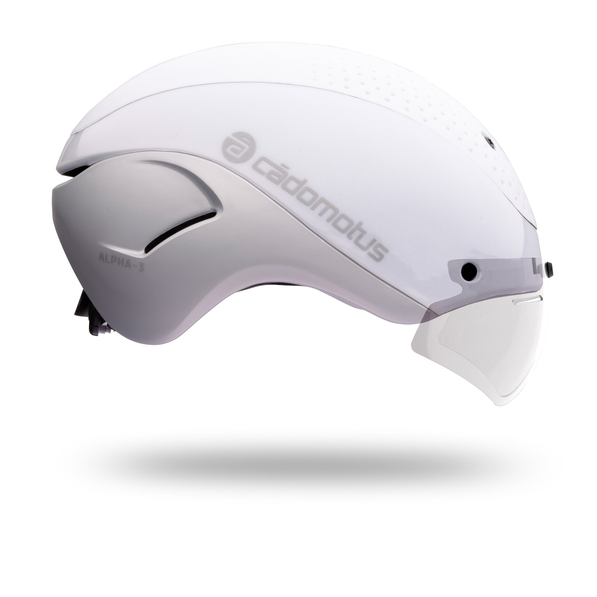 Cádomotus Alpha-3+ Aero helmet with visor for Speed Skating